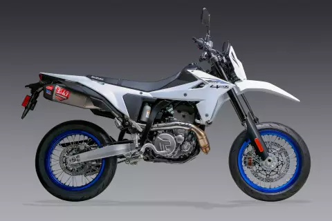 DR-Z4 S/SM 2025 - YOSHIMURA RS-12 STAINLESS SLIP-ON MUFFLER